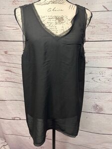 Torrid Medium Black Sleeveless Tank Top Womens Clothing‎ Size 00